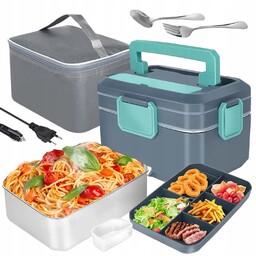 Elektryczny Podgrzewacz Lunch Box Lunchbox Pojemnik Termos Obiadowy