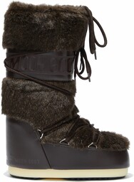 buty zimowe damskie MOON-BOOT FAUX FUR Brown