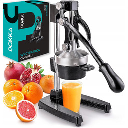 Ręczna Wyciskarka Do Cytrusów Owoców Ciężka Solidna Czarna