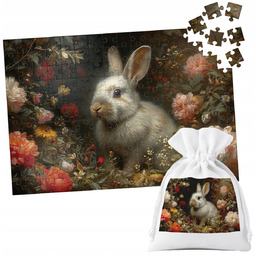PUZZLE TRADYCYJNE - ZWIERZĘTA KRÓLIK - 252EL