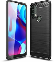 Etui Pancerne Rug Carbon do Motorola Moto E40
