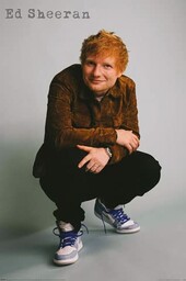 Ed Sheeran - Crouch - plakat muzyczny druk