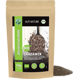 NASIONA CHIA 500G EKOLOGICZNE CAŁE CZARNE DO SMOOTHIE