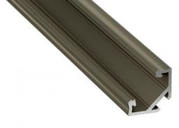 PROFIL typ C 2m INOX anodowany narożny