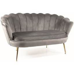 Sofa Camellia 2 Velvet Szary