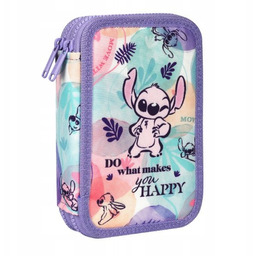 Piórnik CoolPack Jumper 2 Stitch Pastel z wyposaż.