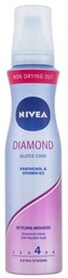 Nivea Diamond Gloss Care pianka do włosów 150
