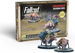 Modiphius Entertainment Fallout Wasteland Warfare Creatures: Brahmin Herd