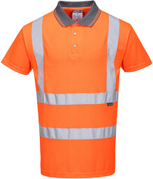 PORTWEST RT22 KOSZULKA OSTRZEGAWCZA POLO ; POMARAŃCZOWY