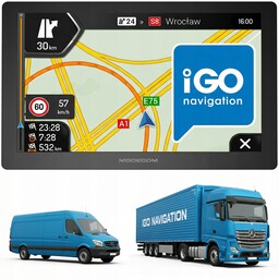 2x Nawigacja 7" dla Ciężarówek Igo Primo Truck