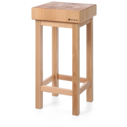 Hendi Kloc masarski - drewniany, na podstawie drewnianej,