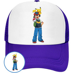 CZAPKA Z DASZKIEM POKEMON PIKACHU DLA DZIECI SIATKA