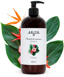 Olejek do masażu Akito 500ml - tropikalny