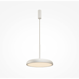 GERHARD Lampa wisząca biała H347cm fi40cm 26W LED