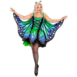 Strój motyl motylek zielony -M