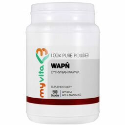 MyVita Wapń, cytrynian wapnia, 500 g