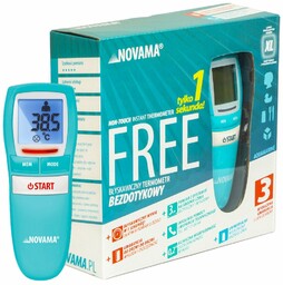 NOVAMA FREE COLORS AQUAMARINE Termometr bezdotykowy mierzy