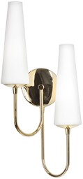 Ścienna lampa abażurowa Magnum 1125 Zumaline hampton złota