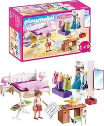 PLAYMOBIL Dollhouse 70208 Sypialnia z kącikiem do szycia,