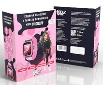 Smartwatch dla dziecka KiDiZ Fiber różowy