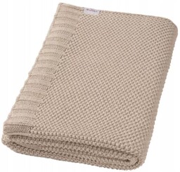 BabyMatex Tully Pled Kocyk bawełniany 75x100cm Beżowy Brązowy