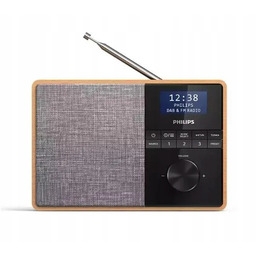 Radio sieciowo-przenośne Dab+ Fm Philips TAR5505/10 Budzik Bluetooth