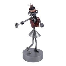 Metalowa figurka Tenisistka. Trofeum dla Tenisistki