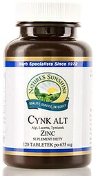 Cynk ALT, Nature''s Sunshine, 120 tabletek