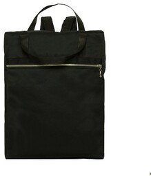 Klasyczny plecak czarny, dwufunkcyjny torba
