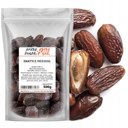 DAKTYLE SUSZONE MEDJOUL 500g Królewskie Medjool naturalne jakość