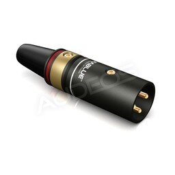 ViaBlue T6s XLR Male czerwony wtyk 3-pinowy