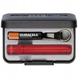 Latarka Solitaire Led w etui czerwona J3A032