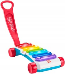 Fisher Price Duży Edukacyjny Ksylofon Do Ciągnięcia Interaktywny