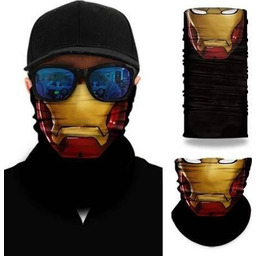Chusta bandana antybakteryjna - Iron-Man