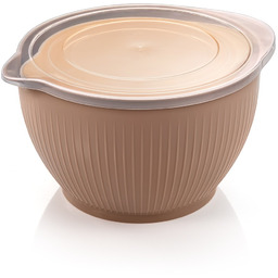 Misy plastikowe z wieczkiem DELÍCIA, zestaw 2 szt.