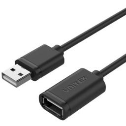 UNITEK Przedłużacz USB-A - USB-A Y-C447GBK 0.5 m