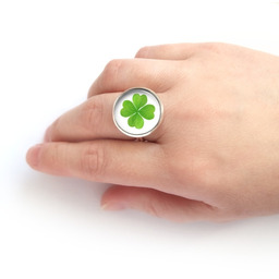 Pakamera Pierścionek - Koniczynka