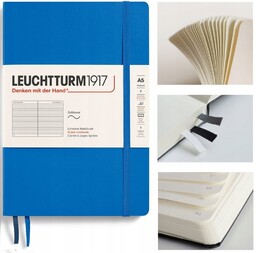 LEUCHTTURM1917 Notatnik Notes Medium A5 Linia miękka oprawa