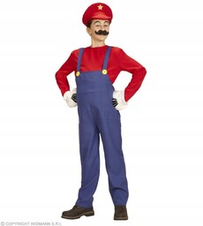 1 Strój Mario Hydraulik 134/140 08707W