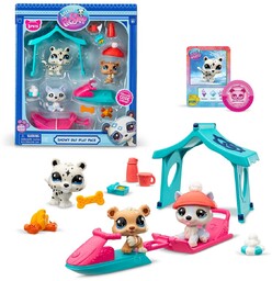 Littlest Pet Shop, S2, zestaw z 3 figurkami,
