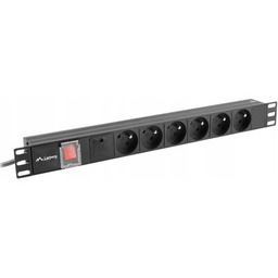 Lanberg listwa zasilająca rack PDU 19'' 1U 16A