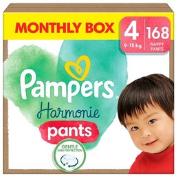 Pampers Harmonie Baby Pieluchomajtki rozmiar 4 9kg-15kg, 168