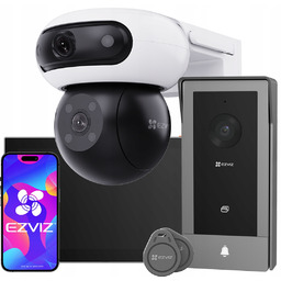 Zestaw Wideodomofonu Wifi Ezviz CP5 2-ŻYŁOWY Czytnik Breloki
