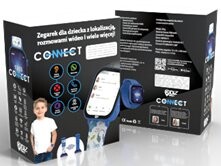Smartwatch dla dziecka KiDiZ Connect niebieski