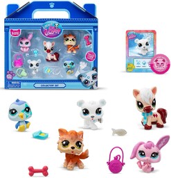 Littlest Pet Shop, S2, zestaw z 5 figurkami,