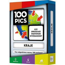 REBEL Gra edukacyjna 100 Pics Kraje