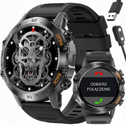 Smartwatch Męski Gravity GT9-1 Wykonywanie Połączeń, Ciśnieniomierz Gra