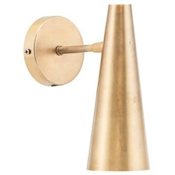 Lampa Ścienne House Doctor, złoty mosiężny, sypialnia, metal