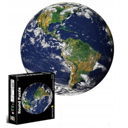 Okrągłe Puzzle planeta 1000 elementów 65x65 cm