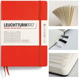 LEUCHTTURM1917 Notatnik Notes Medium A5 Linia twarda oprawa
